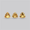 Millennium Cut Citrine Faceted Fine Gemstone Set