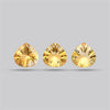 Millennium Cut Citrine Faceted Fine Gemstone Set