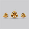 Millennium Cut Citrine Faceted Fine Gemstone Set