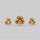 Millennium Cut Citrine Faceted Fine Gemstone Set
