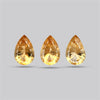Millennium Cut Citrine Faceted Fine Gemstone Set