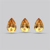 Millennium Cut Citrine Faceted Fine Gemstone Set