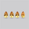 Millennium Cut Citrine Faceted Fine Gemstone Set