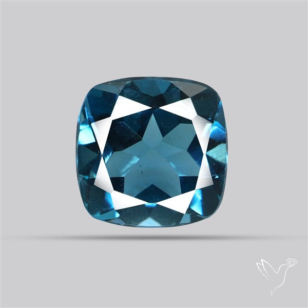 AAA London Blue Topaz Faceted Fine Gemstone