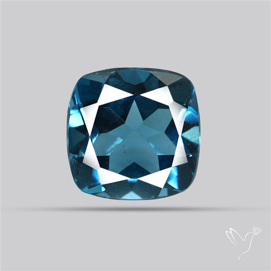 AAA London Blue Topaz Faceted Fine Gemstone