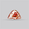 Rare Iron Stained Quartz Faceted Fine Gemstone