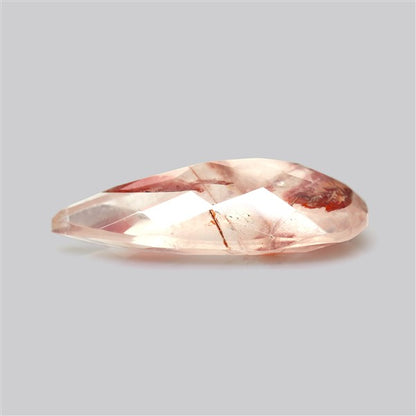 Rare Iron Stained Quartz Faceted Fine Gemstone