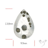 Rare Pyrite Included Quartz Cabochon