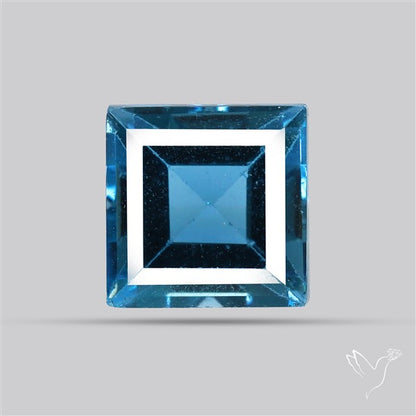 AAA London Blue Topaz Faceted Fine Gemstone