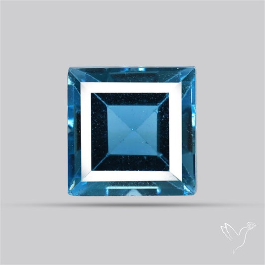 AAA London Blue Topaz Faceted Fine Gemstone