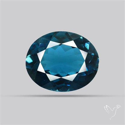 AAA London Blue Topaz Faceted Fine Gemstone