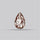 Rare Red Rutilated Quartz Faceted Fine Gemstone