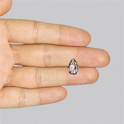 Rare Red Rutilated Quartz Faceted Fine Gemstone