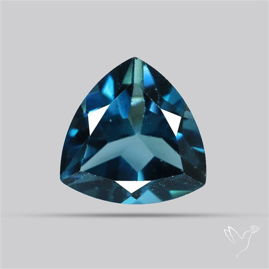AAA London Blue Topaz Faceted Fine Gemstone