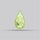 Prehnite with Epidote Green Faceted Fine Gemstone
