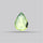 Prehnite with Epidote Green Faceted Fine Gemstone