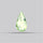 Prehnite with Epidote Green Faceted Fine Gemstone