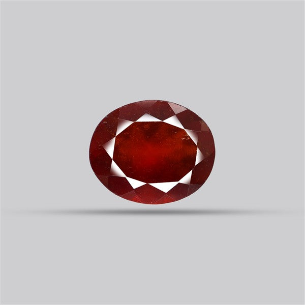 Gem Red Hessonite Garnet Faceted Fine Gemstone