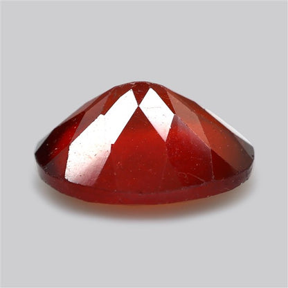 Gem Red Hessonite Garnet Faceted Fine Gemstone