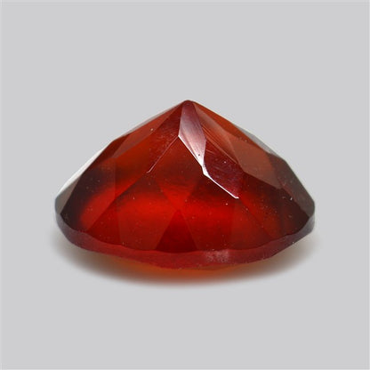 Gem Red Hessonite Garnet Faceted Fine Gemstone