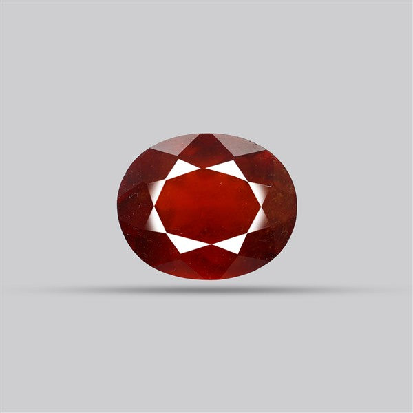 Gem Red Hessonite Garnet Faceted Fine Gemstone