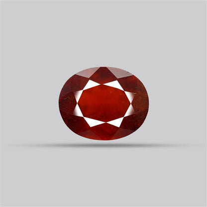 Gem Red Hessonite Garnet Faceted Fine Gemstone