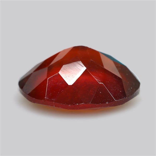 Gem Red Hessonite Garnet Faceted Fine Gemstone