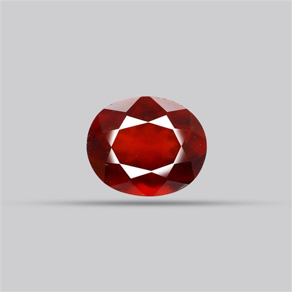 Gem Red Hessonite Garnet Faceted Fine Gemstone