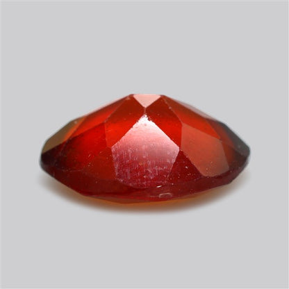 Gem Red Hessonite Garnet Faceted Fine Gemstone