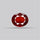 Gem Red Hessonite Garnet Faceted Fine Gemstone