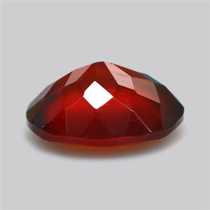 Gem Red Hessonite Garnet Faceted Fine Gemstone