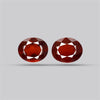 Gem Red Hessonite Garnet Faceted Fine Gemstone