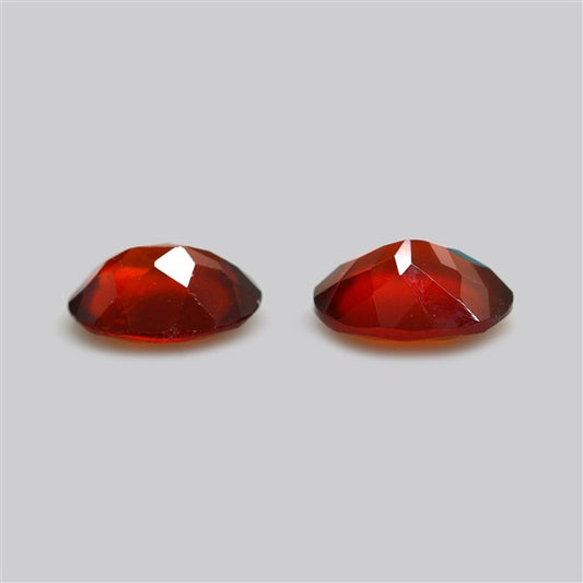 Gem Red Hessonite Garnet Faceted Fine Gemstone