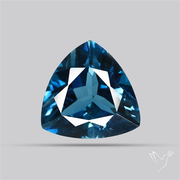 AAA London Blue Topaz Faceted Fine Gemstone