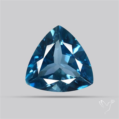 AAA London Blue Topaz Faceted Fine Gemstone
