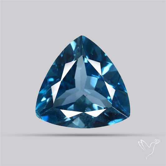 AAA London Blue Topaz Faceted Fine Gemstone
