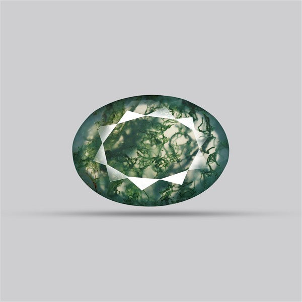 Faceted Moss Agate