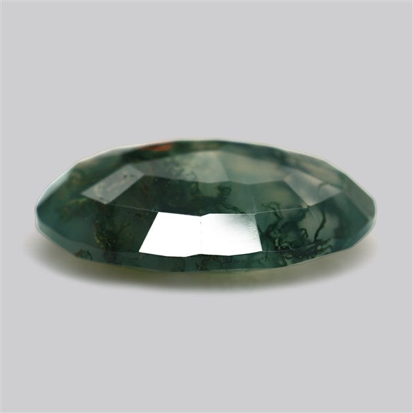 Faceted Moss Agate