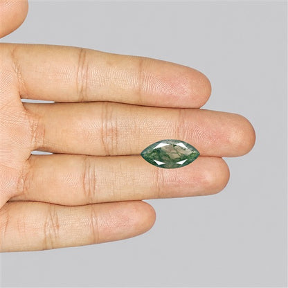 Faceted Moss Agate