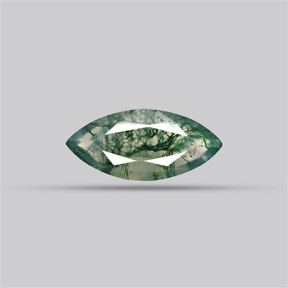 Faceted Moss Agate