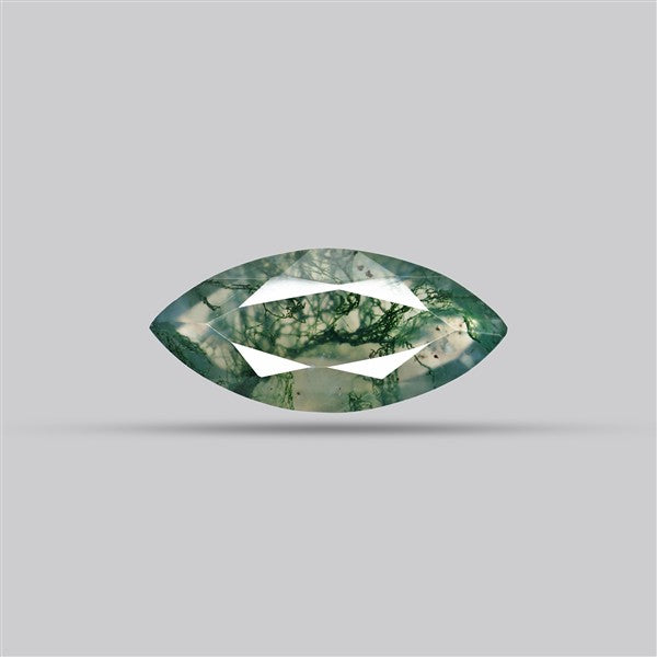 Faceted Moss Agate