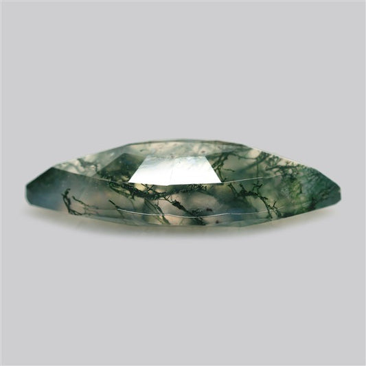 Faceted Moss Agate