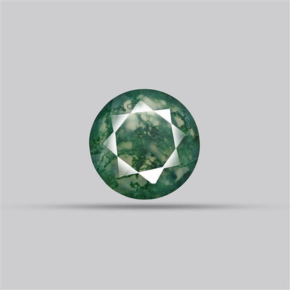 Faceted Moss Agate