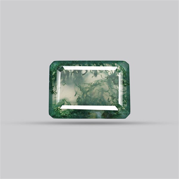 Faceted Moss Agate