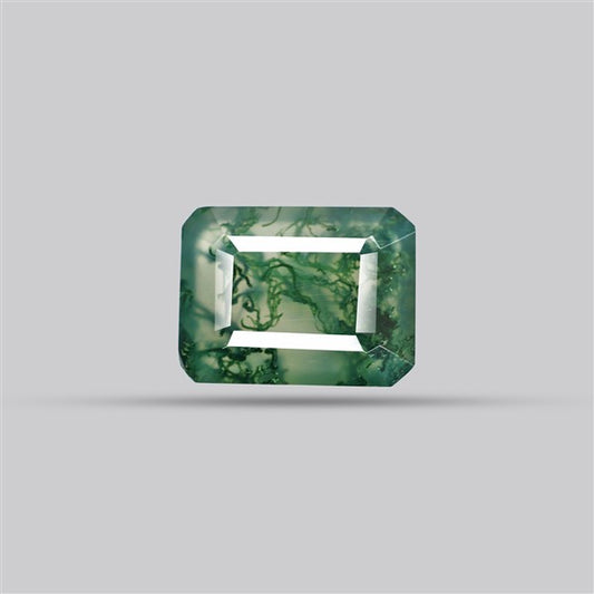 Faceted Moss Agate