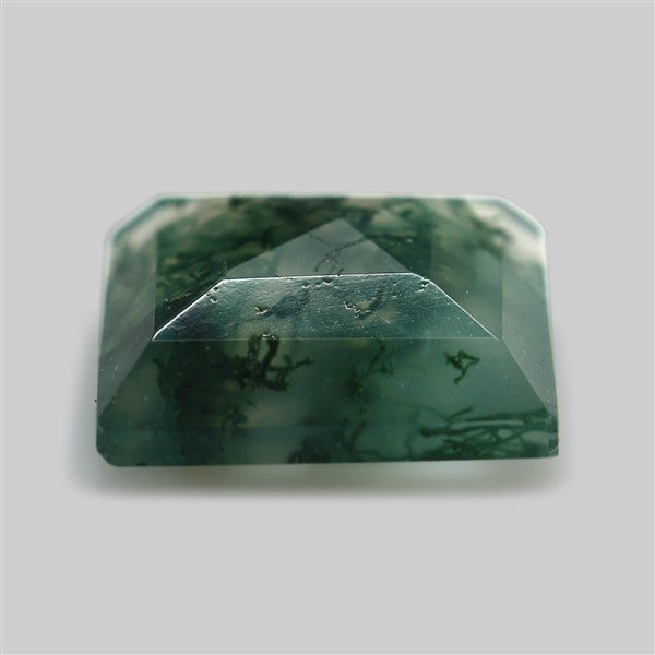 Faceted Moss Agate