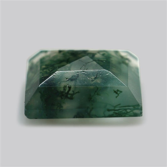 Faceted Moss Agate