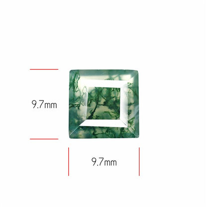 Faceted Moss Agate