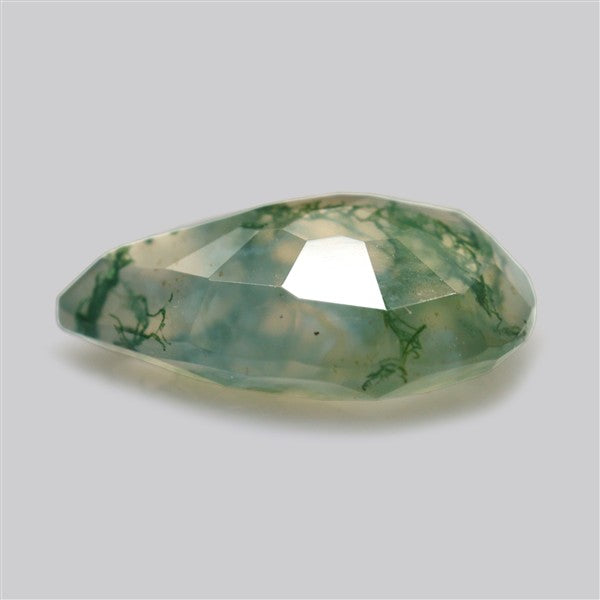 Faceted Moss Agate