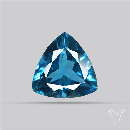 AAA London Blue Topaz Faceted Fine Gemstone